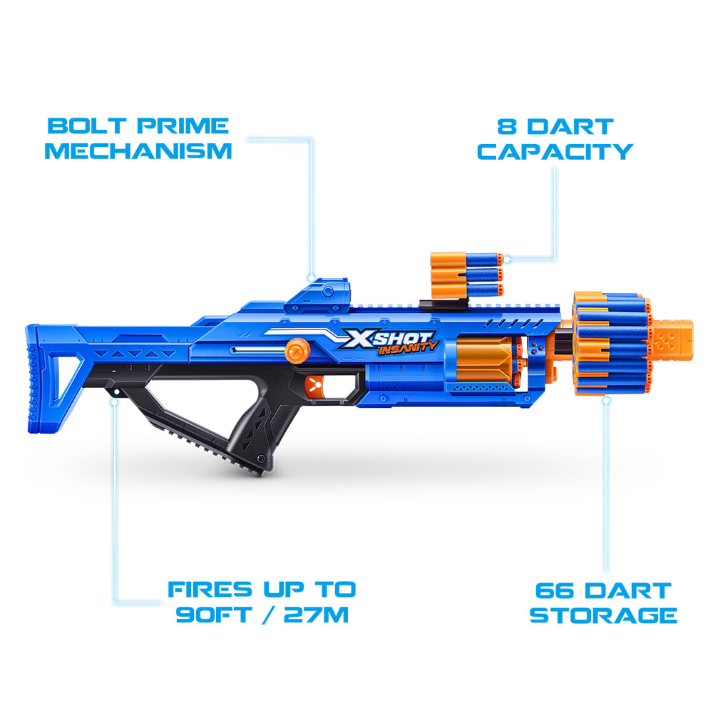 Lançador de Dardos X-Shot Insanity Berzerko - Imagem 2