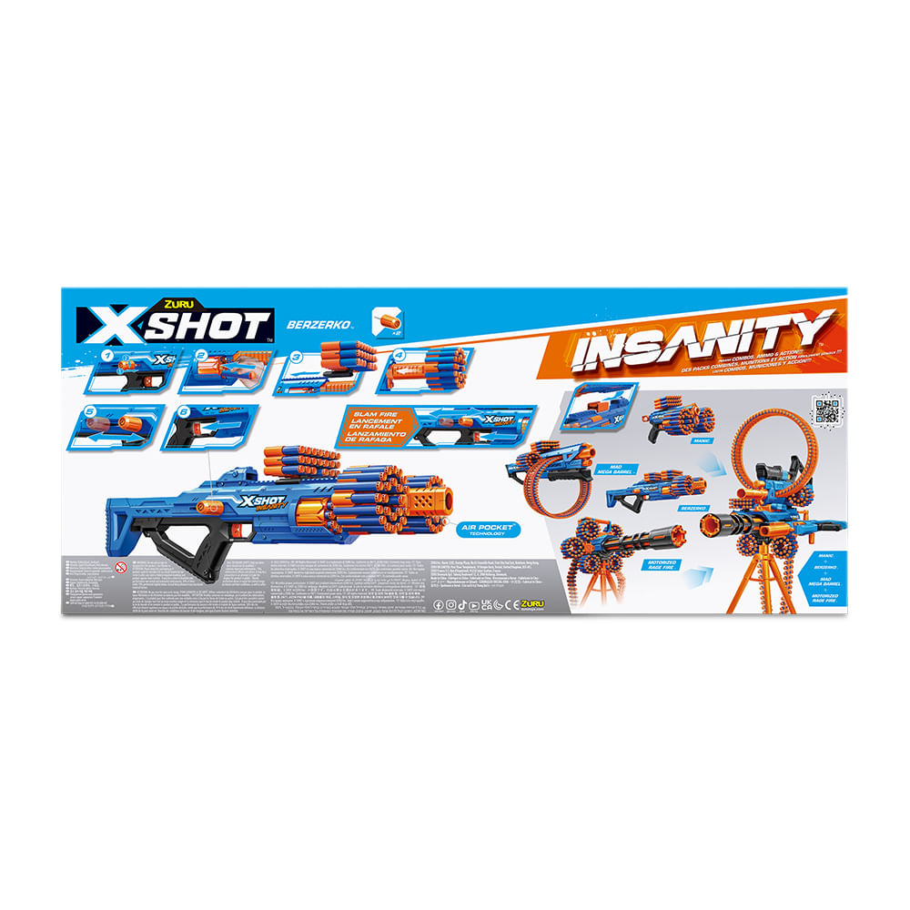 Lançador de Dardos X-Shot Insanity Berzerko - Imagem 8