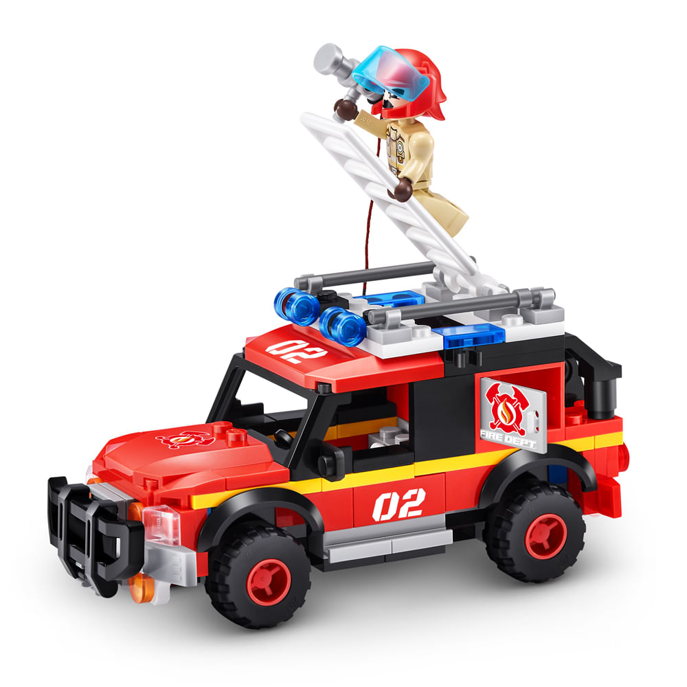 Blocos de Montar Max City Estação de Bombeiros 976 peças - Imagem 2