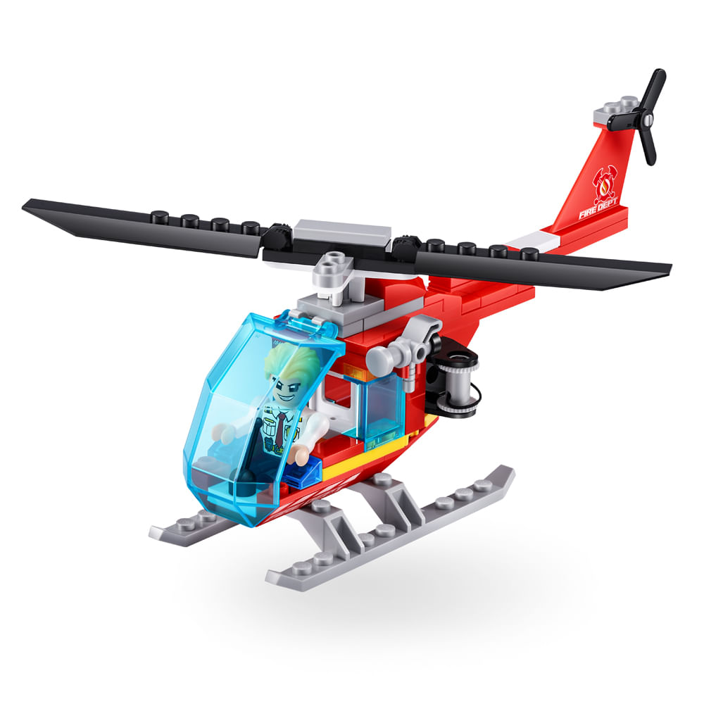 Blocos de Montar Max City Estação de Bombeiros 976 peças - Imagem 7