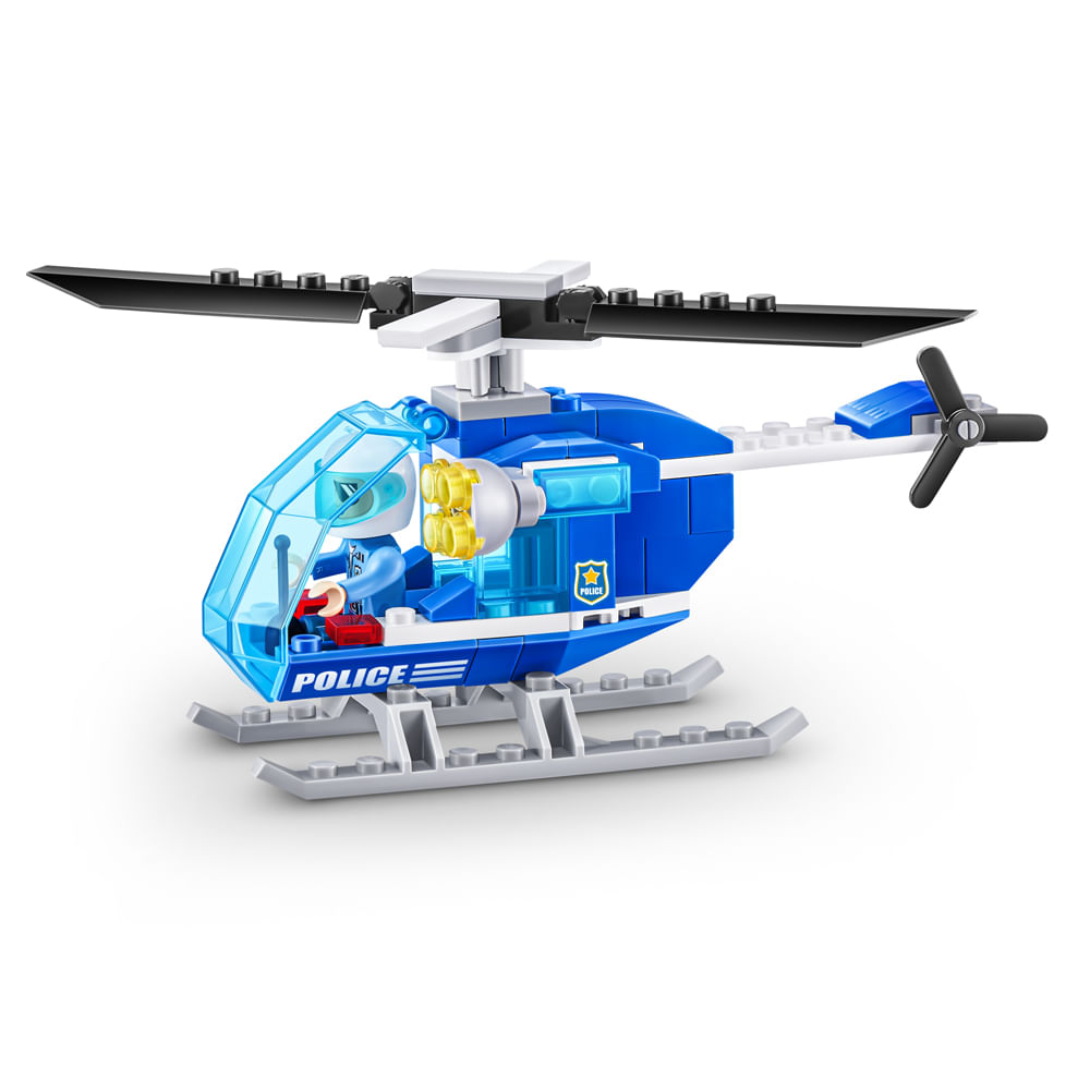 Blocos de Montar Max City Delegacia de Polícia 321 peças - Imagem 7