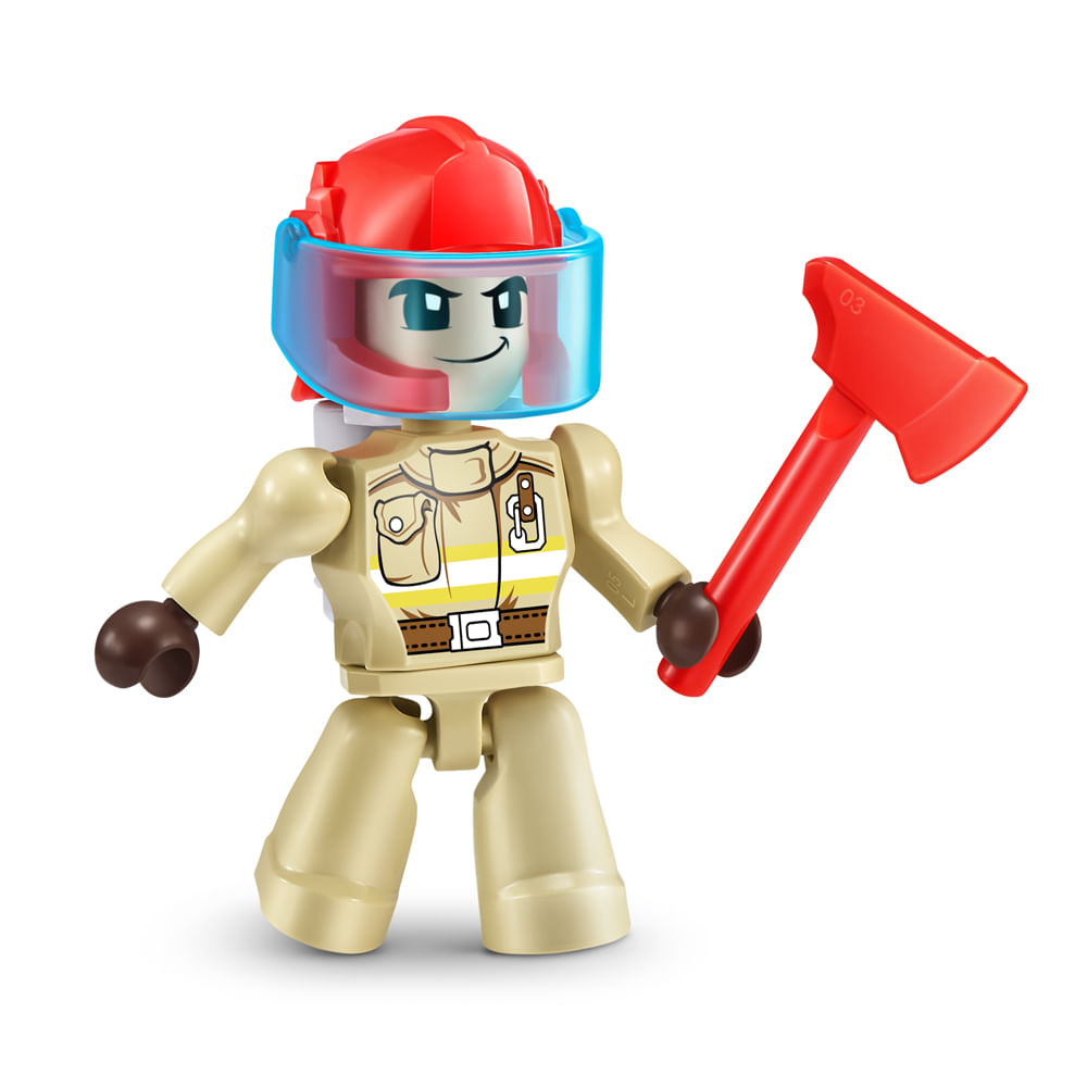 Blocos de Montar Max City Resgate de Incêndio 265 peças - Imagem 8