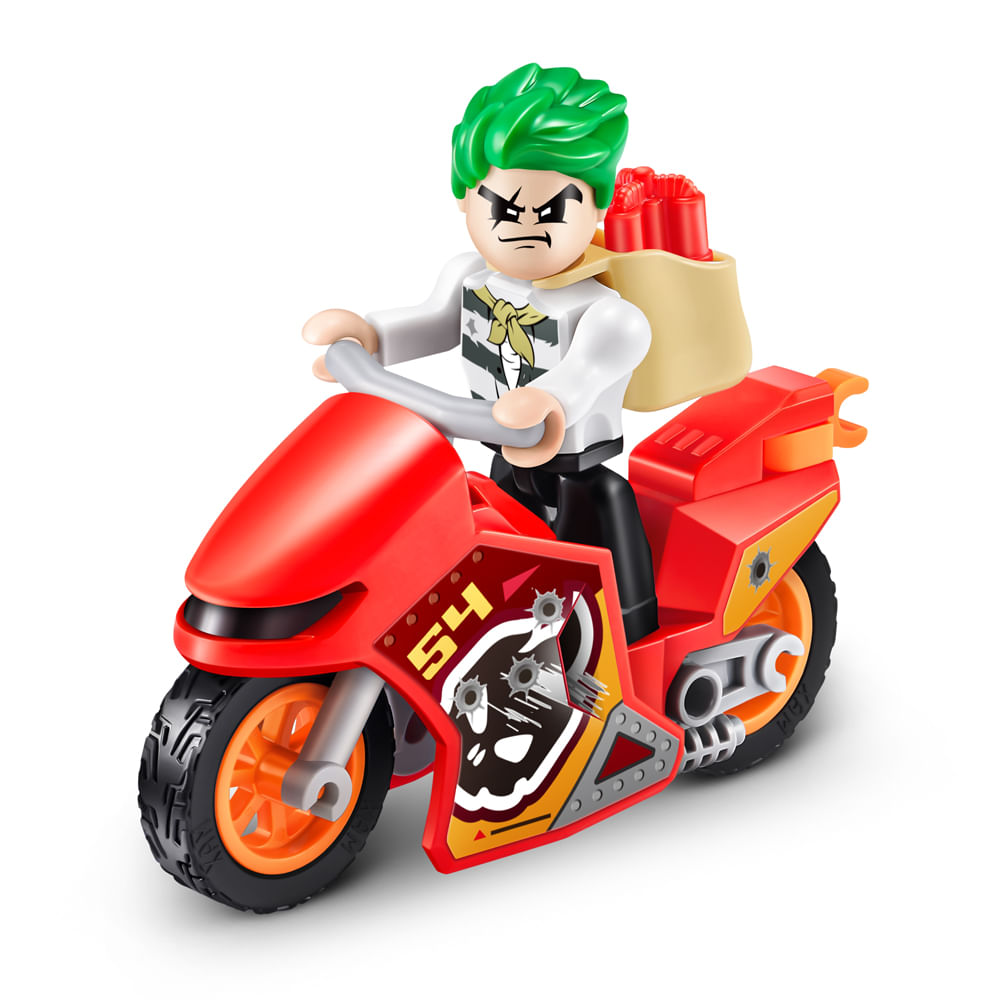 Blocos de Montar Max City Perseguição Policial 125 peças - Imagem 4