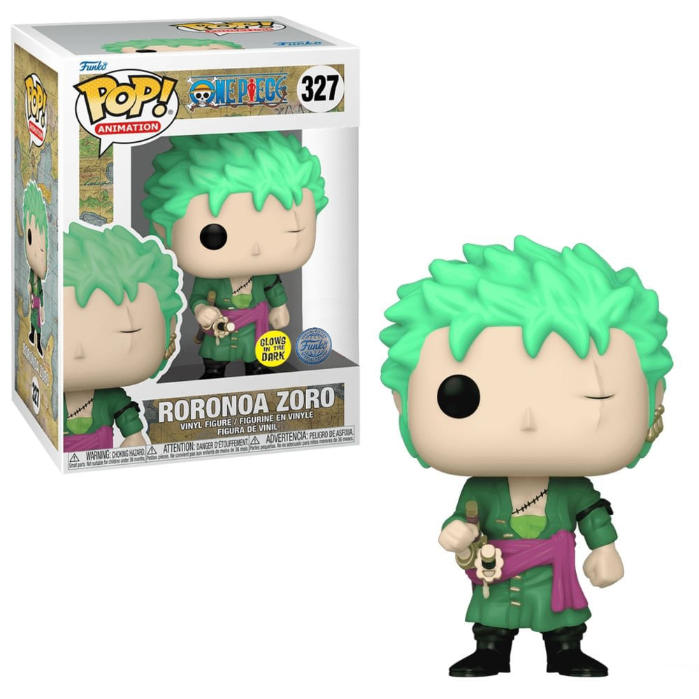 Boneco Funko Pop! One Piece - Roronoa Zoro (Glow)