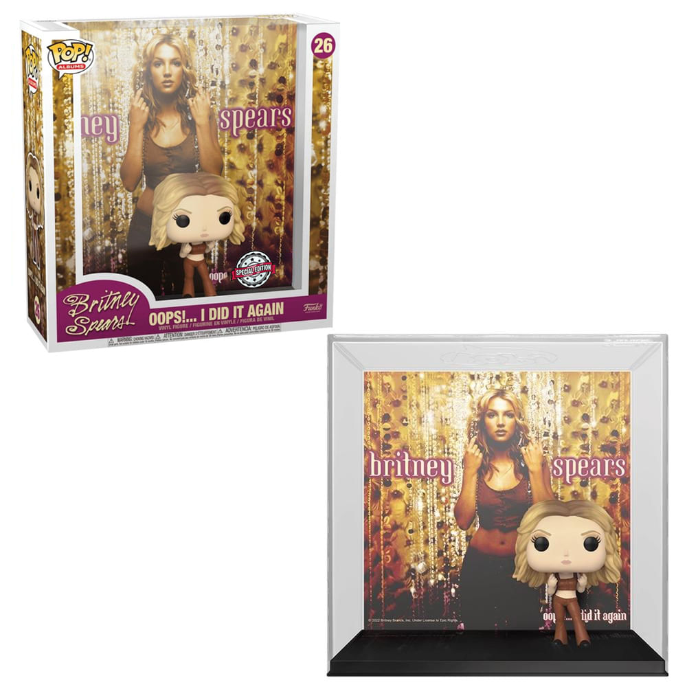 Boneco Funko Pop! Album Cover - Britney Spears - Oops!... I did it again!