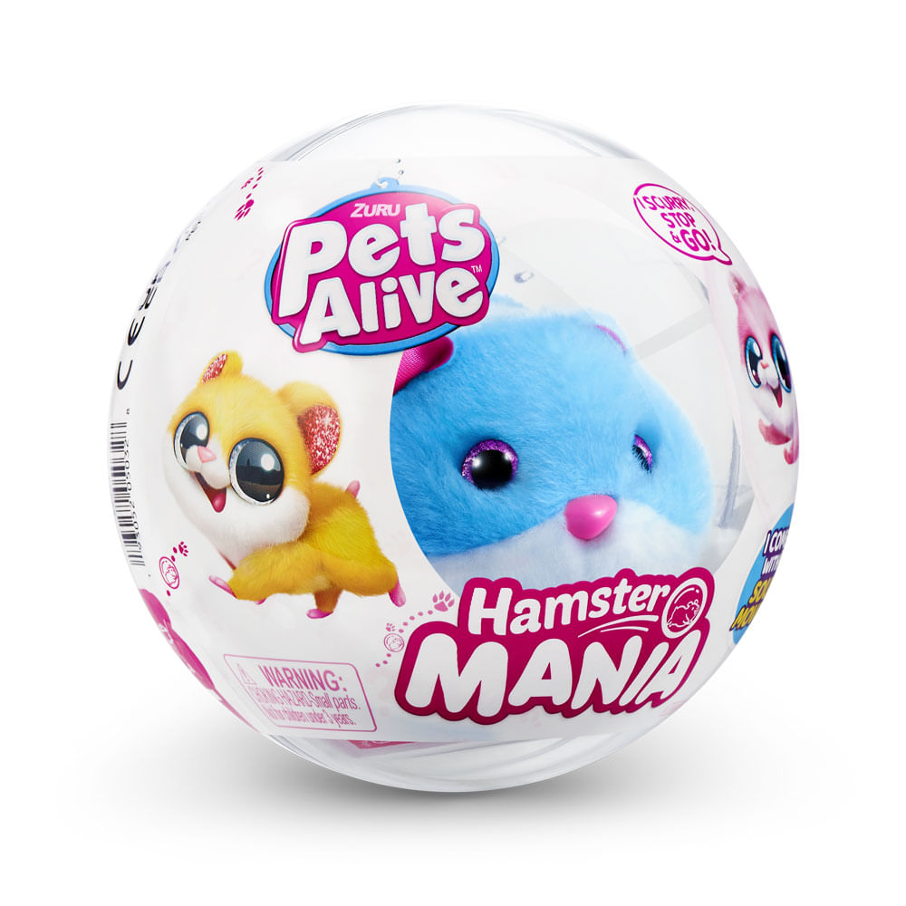 Hamster Mania - Pelúcia Pets Alive - Azul - Imagem 2