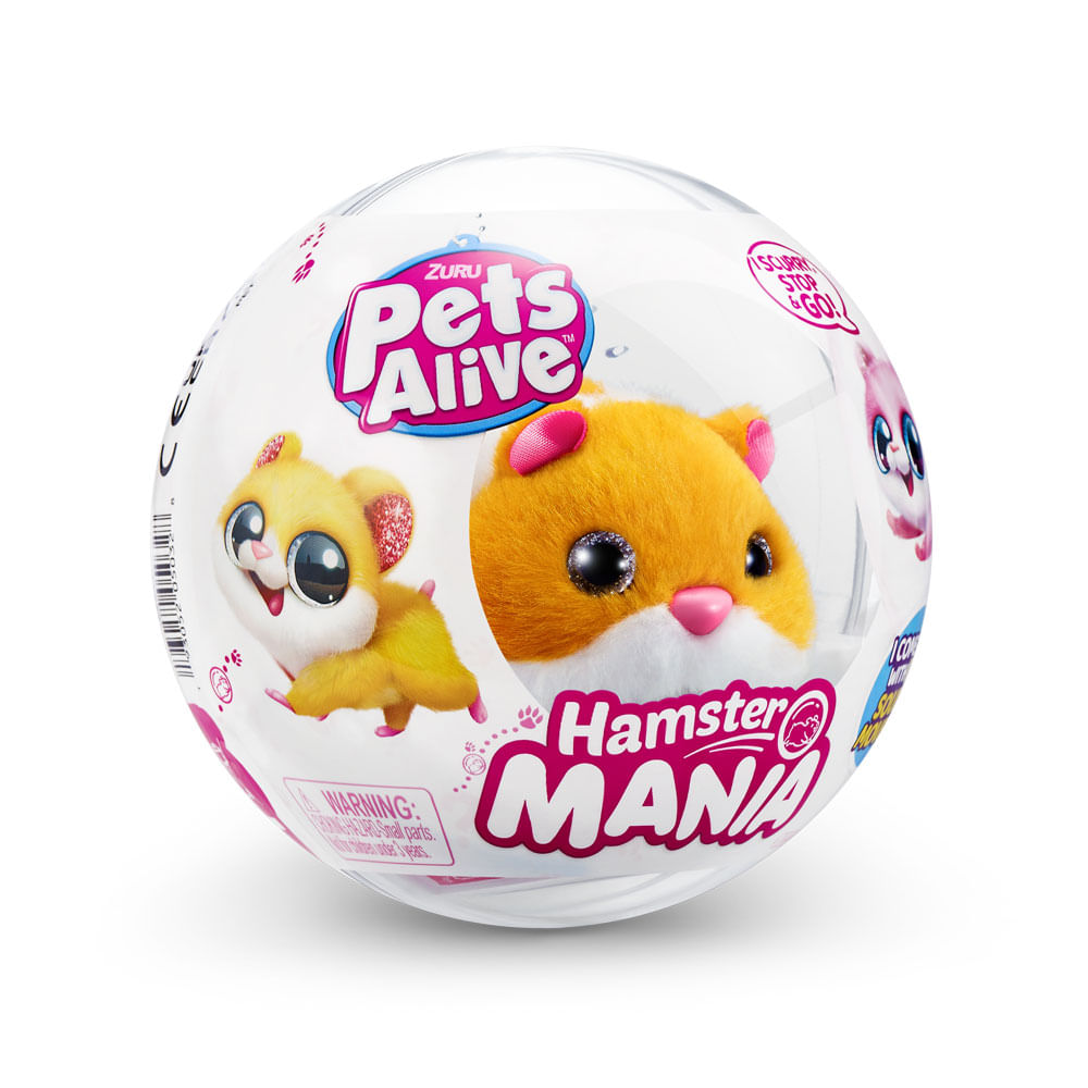 Hamster Mania - Pelúcia Pets Alive - Laranja - Imagem 2