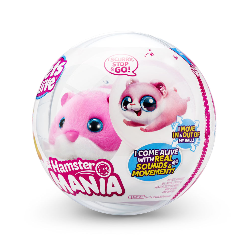 Hamster Mania - Pelúcia Pets Alive - Rosa - Imagem 5