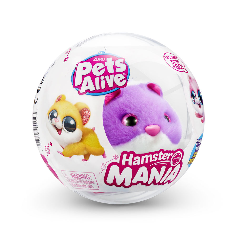 Hamster Mania - Pelúcia Pets Alive - Lilás - Imagem 3