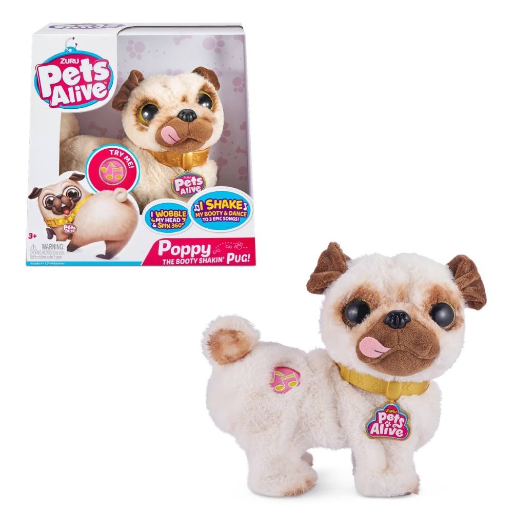 Poppy Pug do Rebolado - Pelúcia Pets Alive - Imagem 6