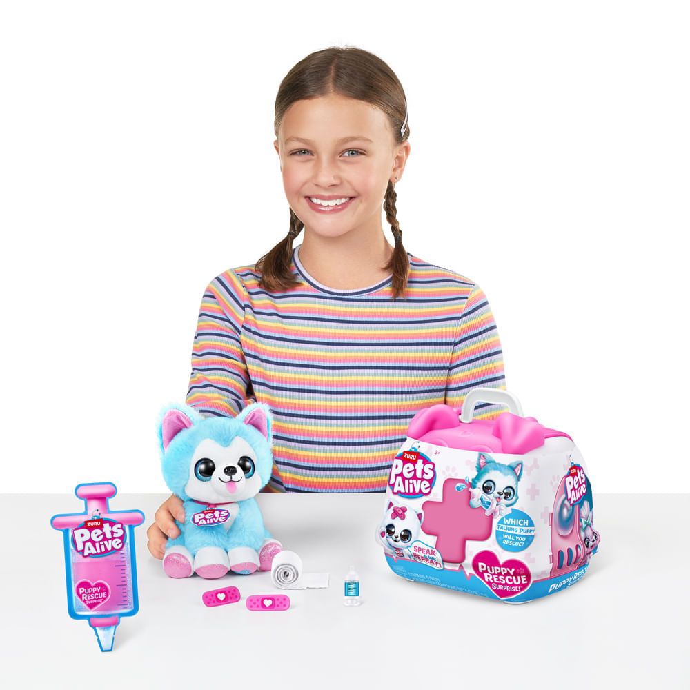 Resgate de Filhotes Surpresa - Pelúcia Pets Alive Puppy Rescue - Imagem 6