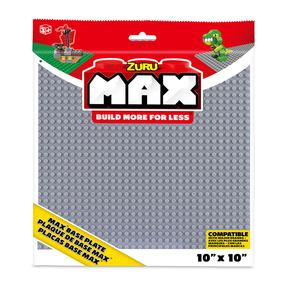 Conjunto De Blocos De Construção 253 Pçs + Base De Construção 25x25cm Cinza Candide Max - Imagem 6