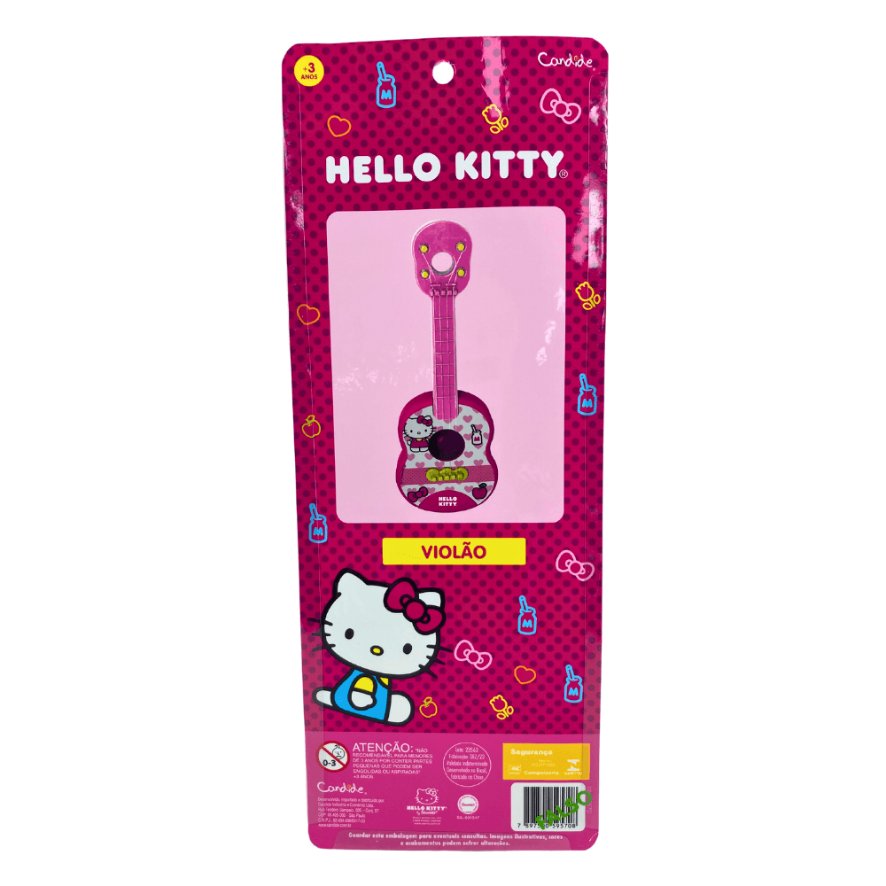 Instrumento Musical Infantil Hello Kitty - Violão - Imagem 4