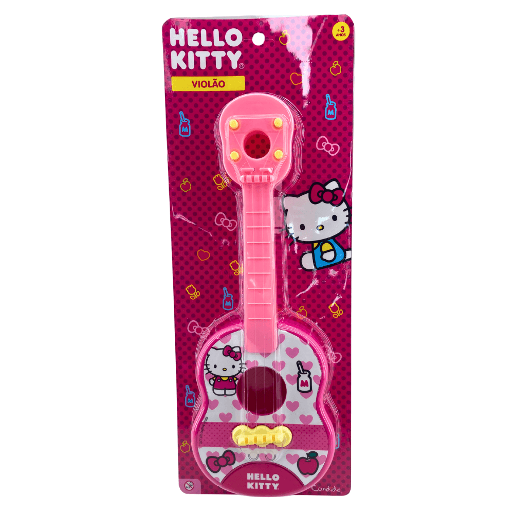 Instrumento Musical Infantil Hello Kitty - Violão - Imagem 5