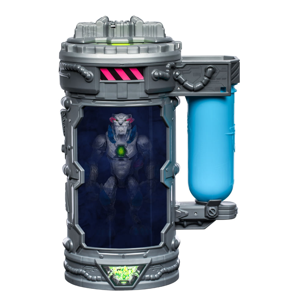 Câmara De Mutação Com Boneco Colecionável Mrbeast Lab Mutators - Pantera Metálica - Imagem 3