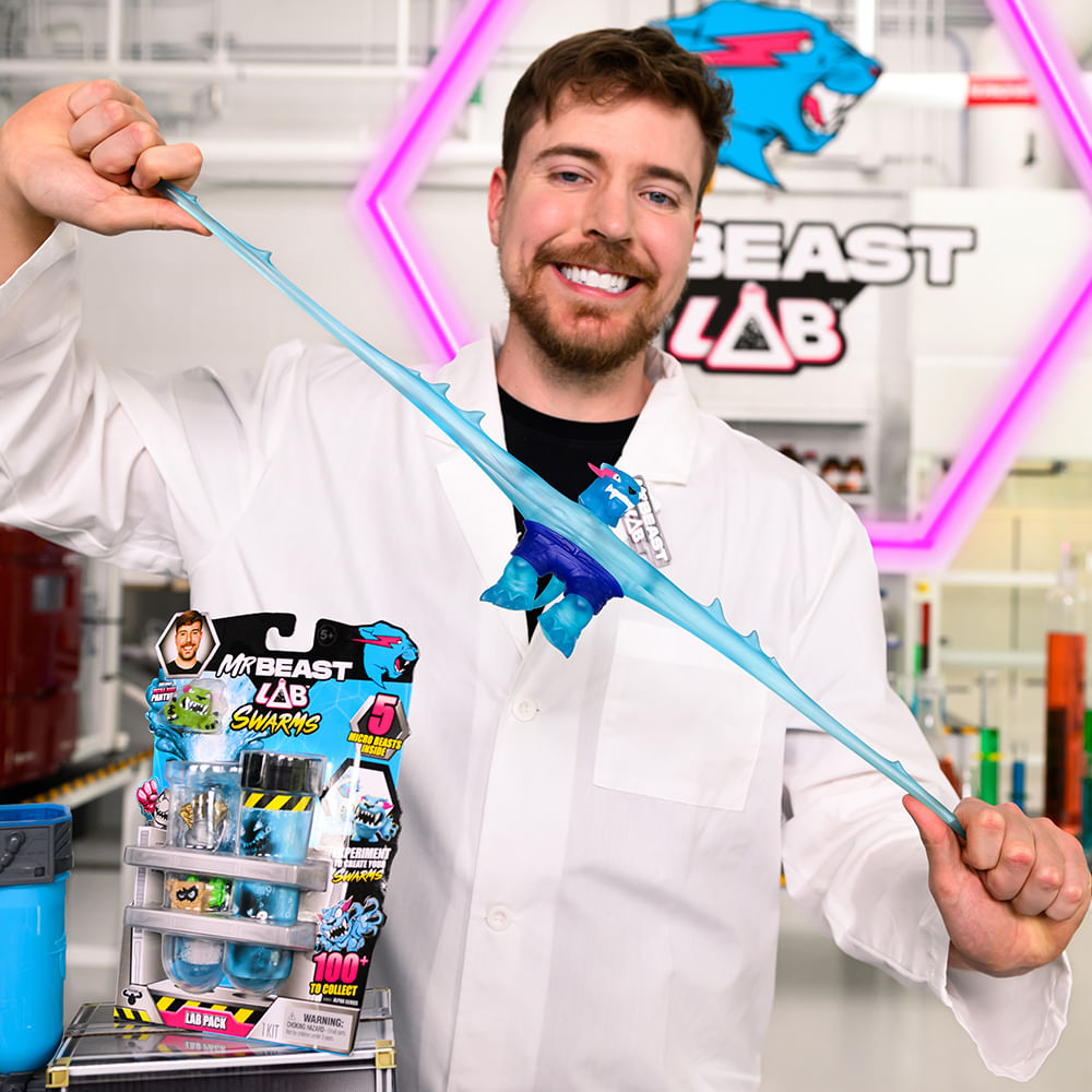Boneco Colecionável Elástico Goo Jit Zu Mrbeast Lab - Pantera Poderosa - Imagem 6
