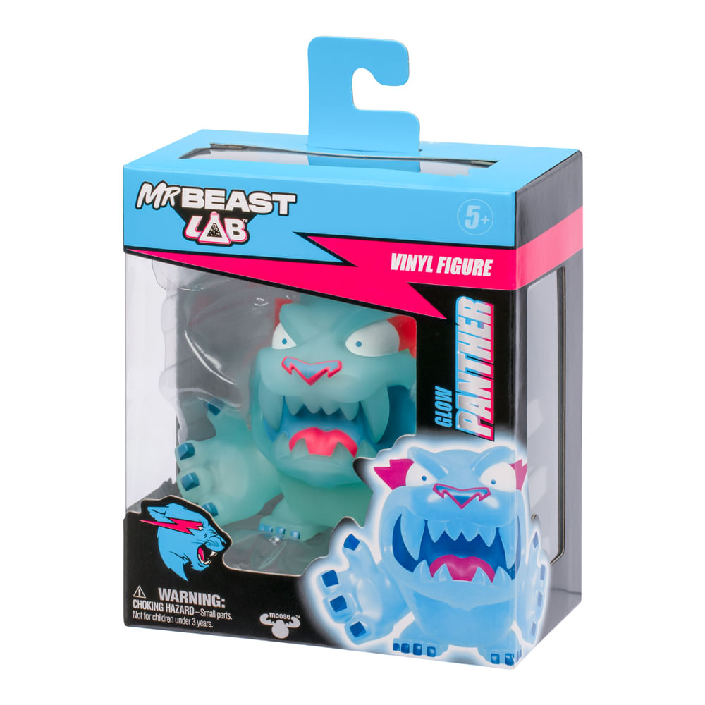 Boneco De Vinil Colecionável 9cm Mrbeast Lab - Pantera Glow - Imagem 6