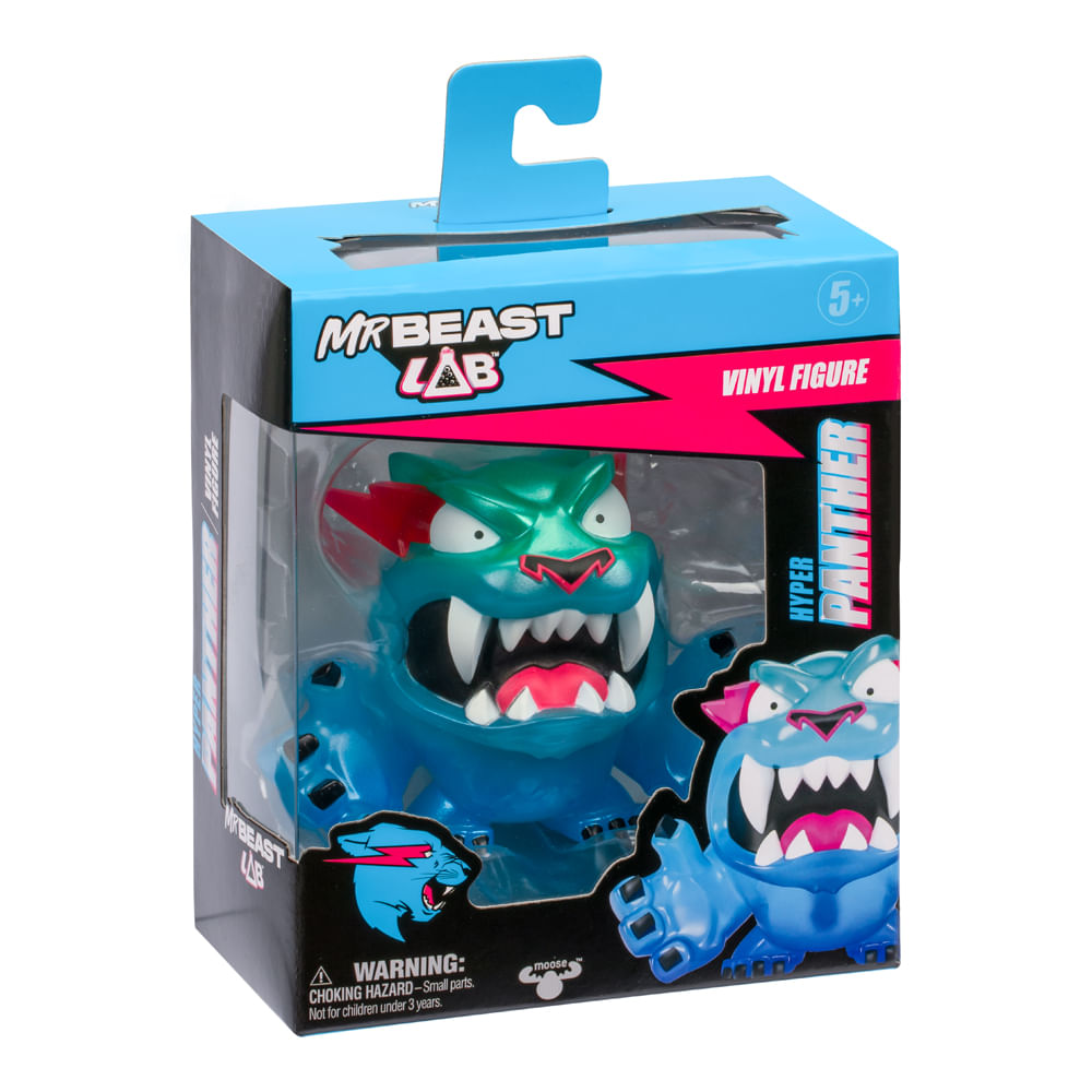 Boneco De Vinil Colecionável 9cm Mrbeast Lab - Pantera Hyper - Imagem 7