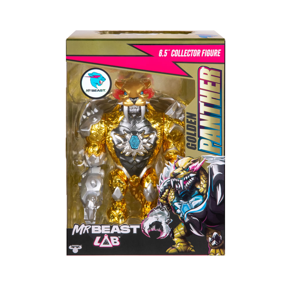 Boneco Colecionável 16cm Mrbeast Lab - Pantera - Imagem 6