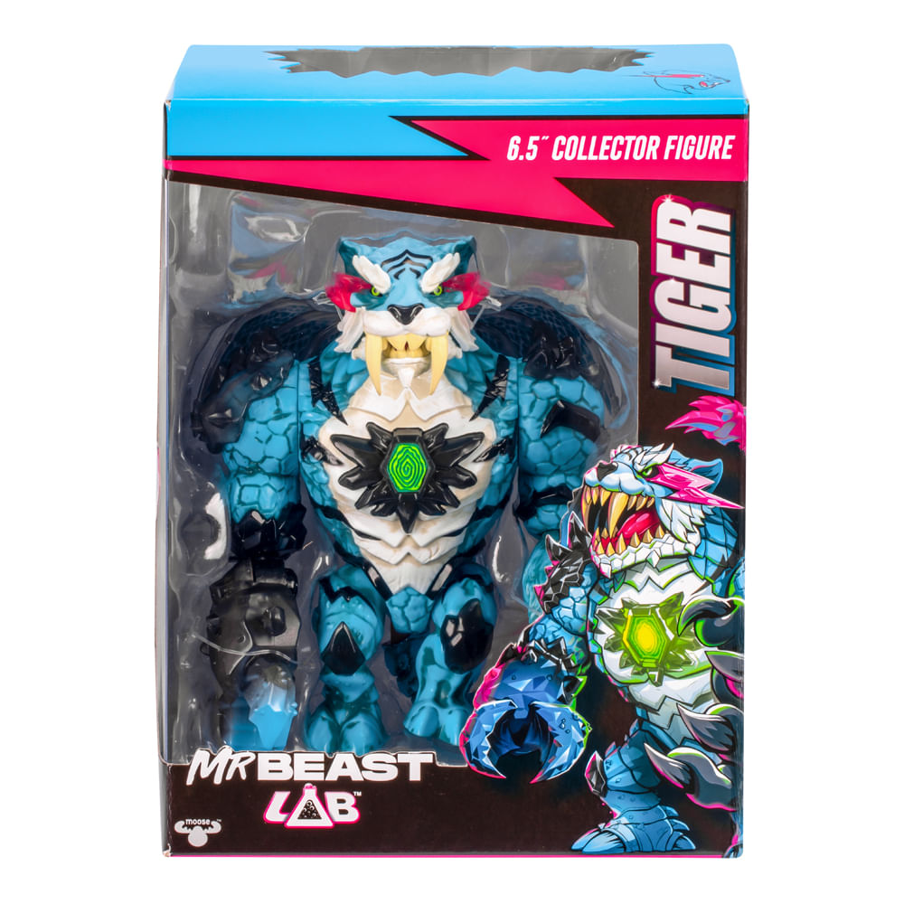 Boneco Colecionável 16cm Mrbeast Lab - Tigre - Imagem 9