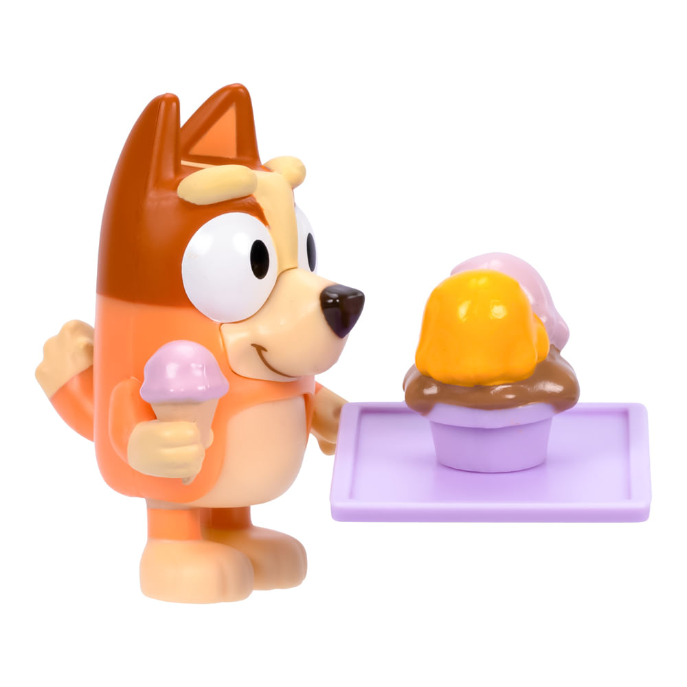 Boneco Colecionável 6cm Bluey - Bingo Com Sorvete - Imagem 2