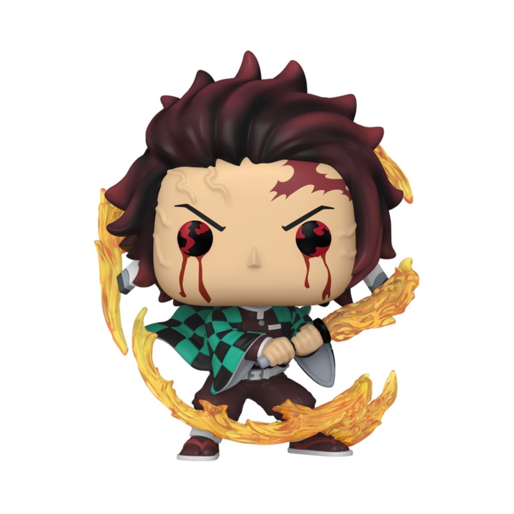 Boneco Funko Pop! Demon Slayer - Tanjiro Respiração do Sol - Imagem 3