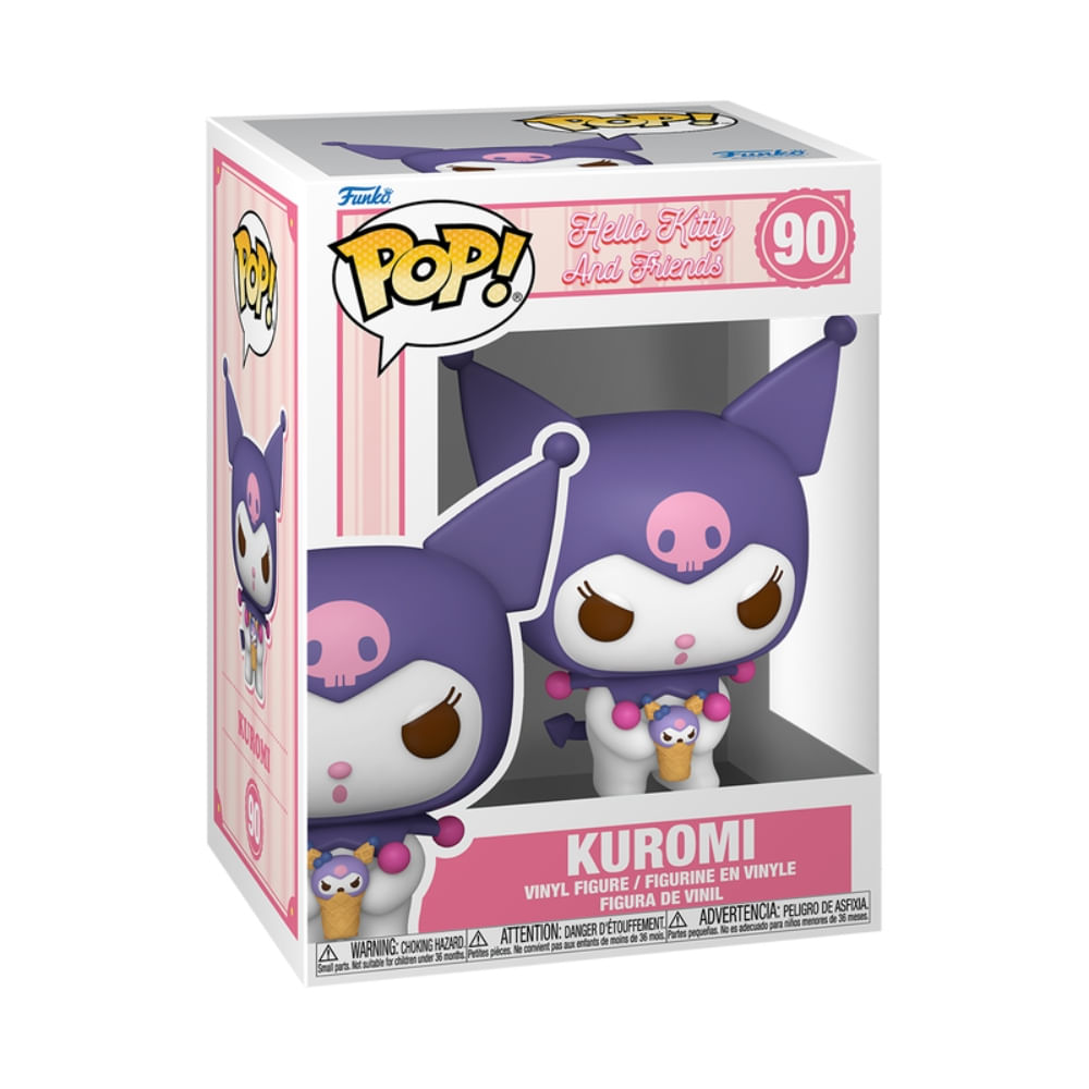 Boneco Funko Pop! Sanrio Hello Kitty - Kuromi com Sorvete - Imagem 2