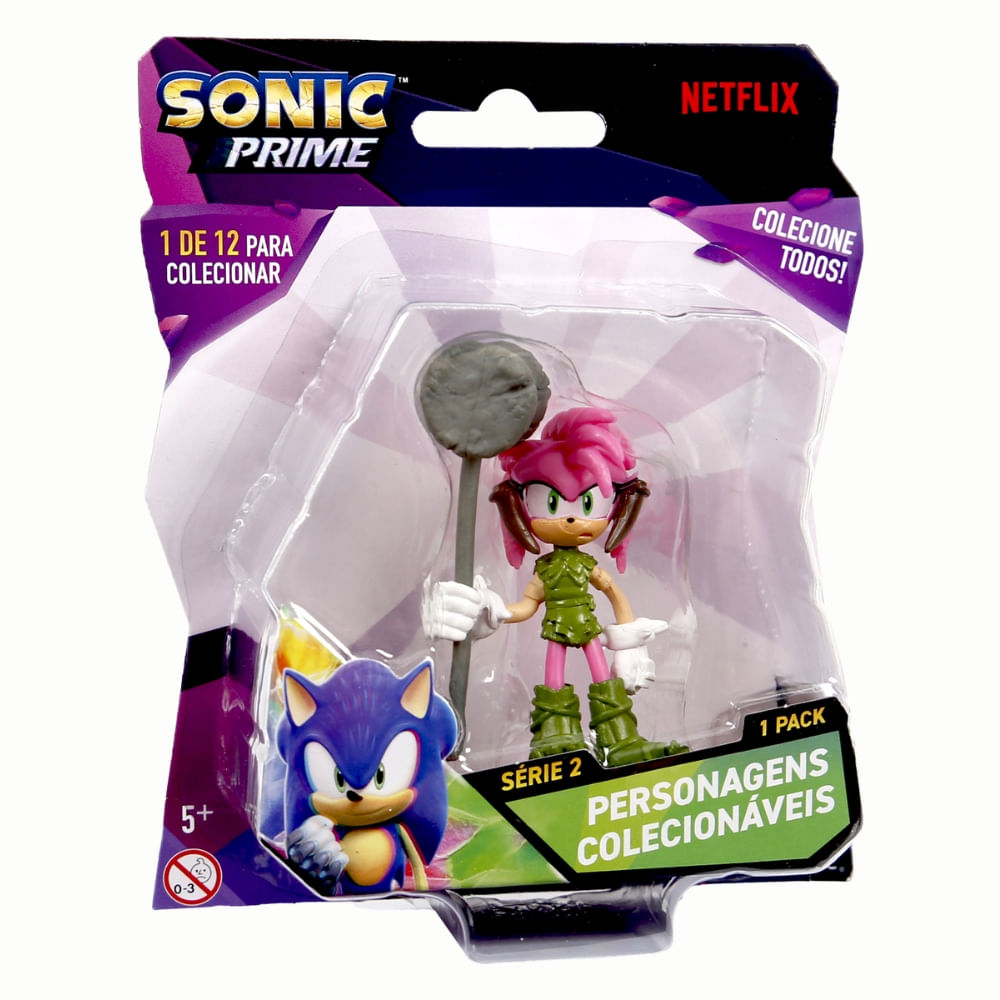 Boneco Colecionável 6,5cm Sonic Prime - Thorn Rose - Imagem 2