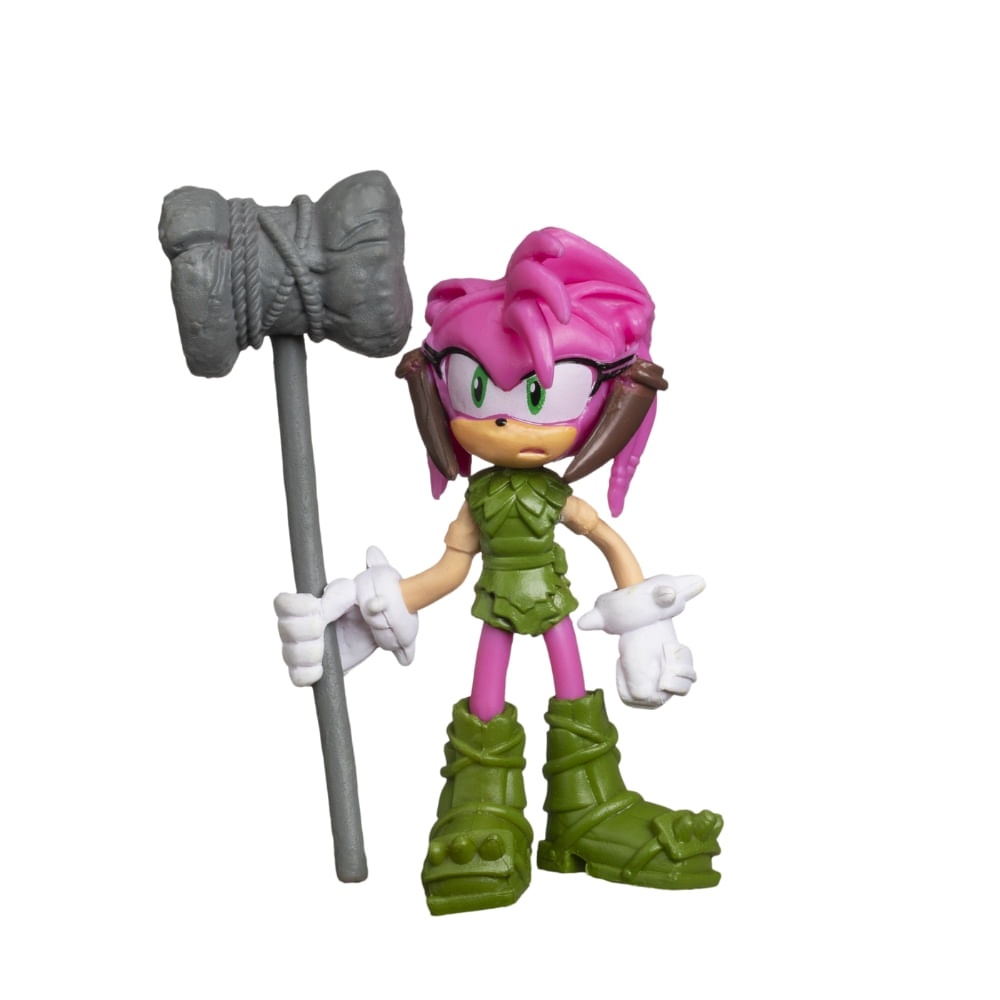 Kit 5 Bonecos Col 6,5cm Sonic, Knucks, Thorn Rose E Tails - Imagem 2