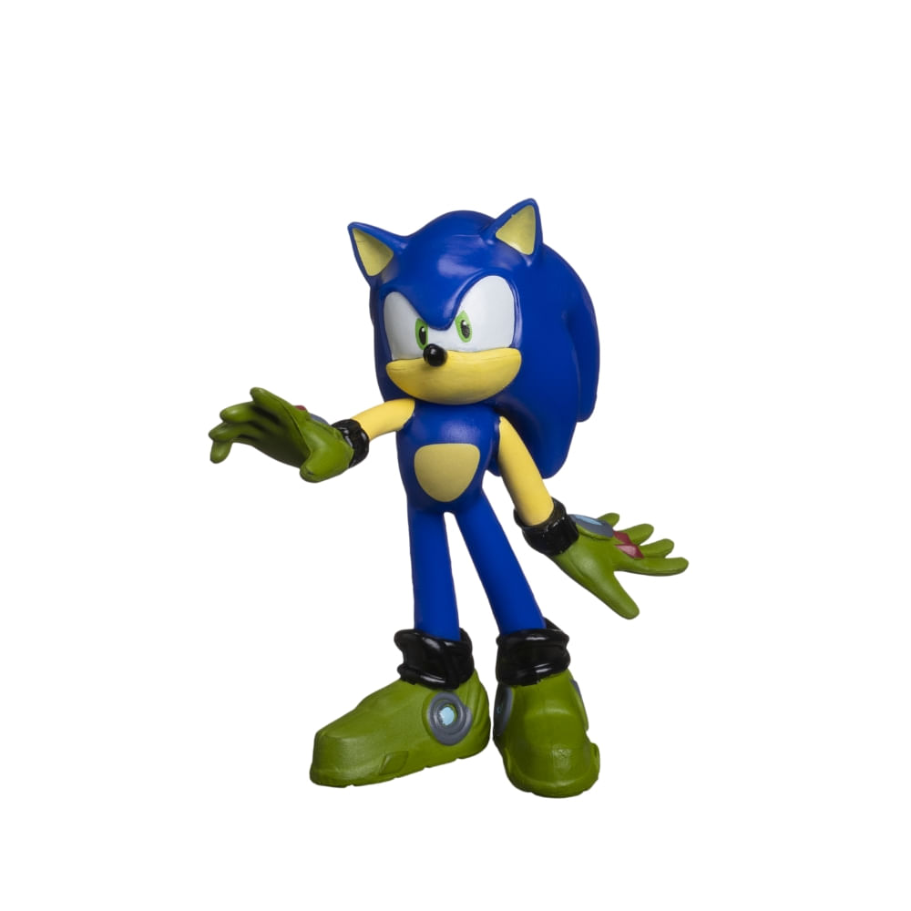 Kit 5 Bonecos Col 6,5cm Tails, Knuckles Pirata, Rose, Sonic - Imagem 5
