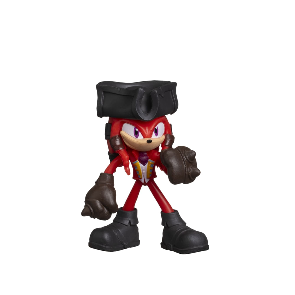 Kit 5 Bonecos Col 6,5cm Tails, Knuckles Pirata, Rose, Sonic - Imagem 6