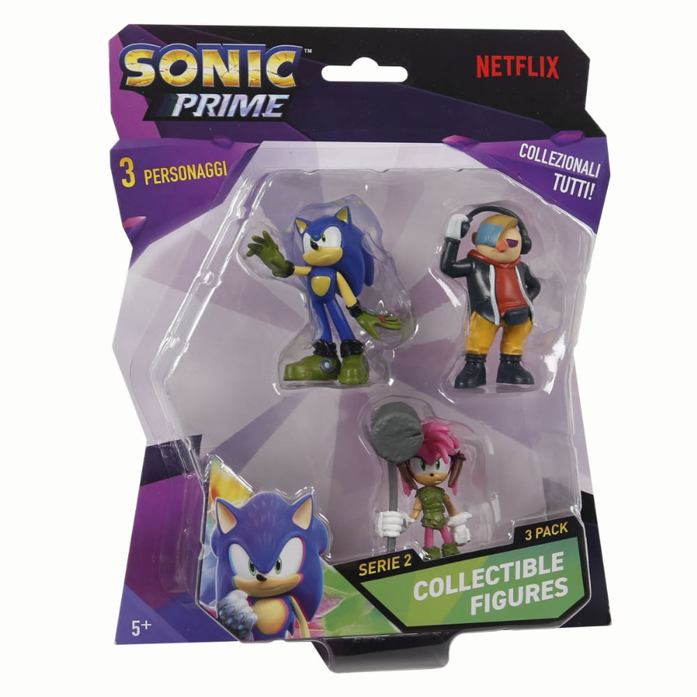 Kit 3 Bonecos Col 6,5cm Sonic, Dr. Don't E Thorn Rose - Imagem 4