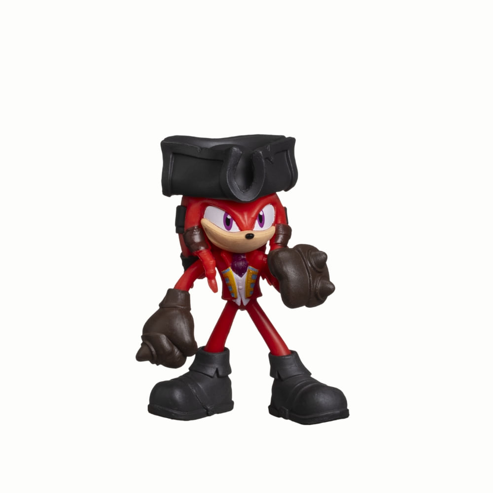 Kit 3 Bonecos Col 6,5cm Sonic, Knuckles Pirata E Rusty Rose - Imagem 2