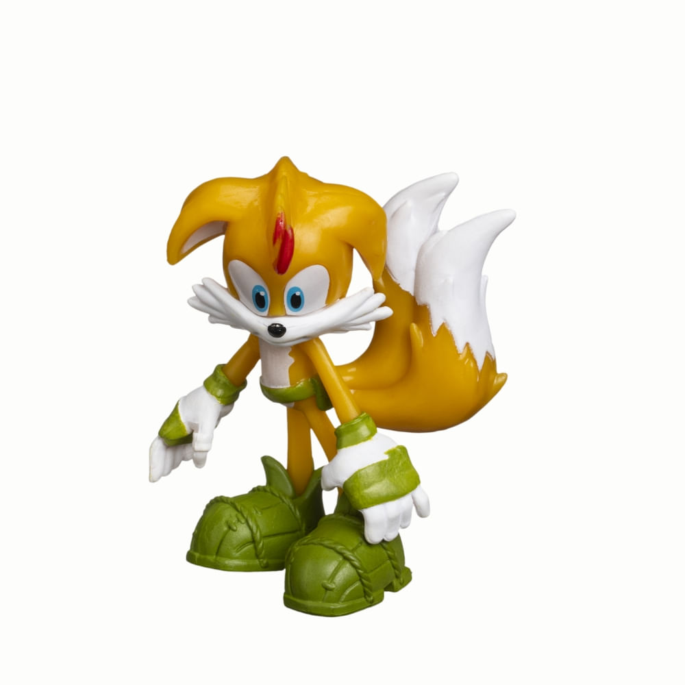 Kit 3 Bonecos Col 6,5cm Sonic Pirata, Knucks E Tails - Imagem 5