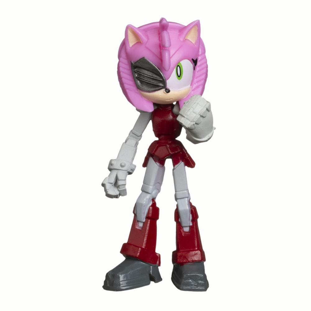 Kit 3 Bonecos Col 6,5cm Tails Pirata, Rusty Rose, Sonic - Imagem 5