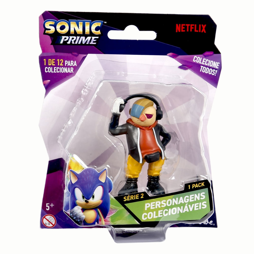 Boneco Colecionável 6,5cm Sonic Prime - Dr. Don't - Imagem 2