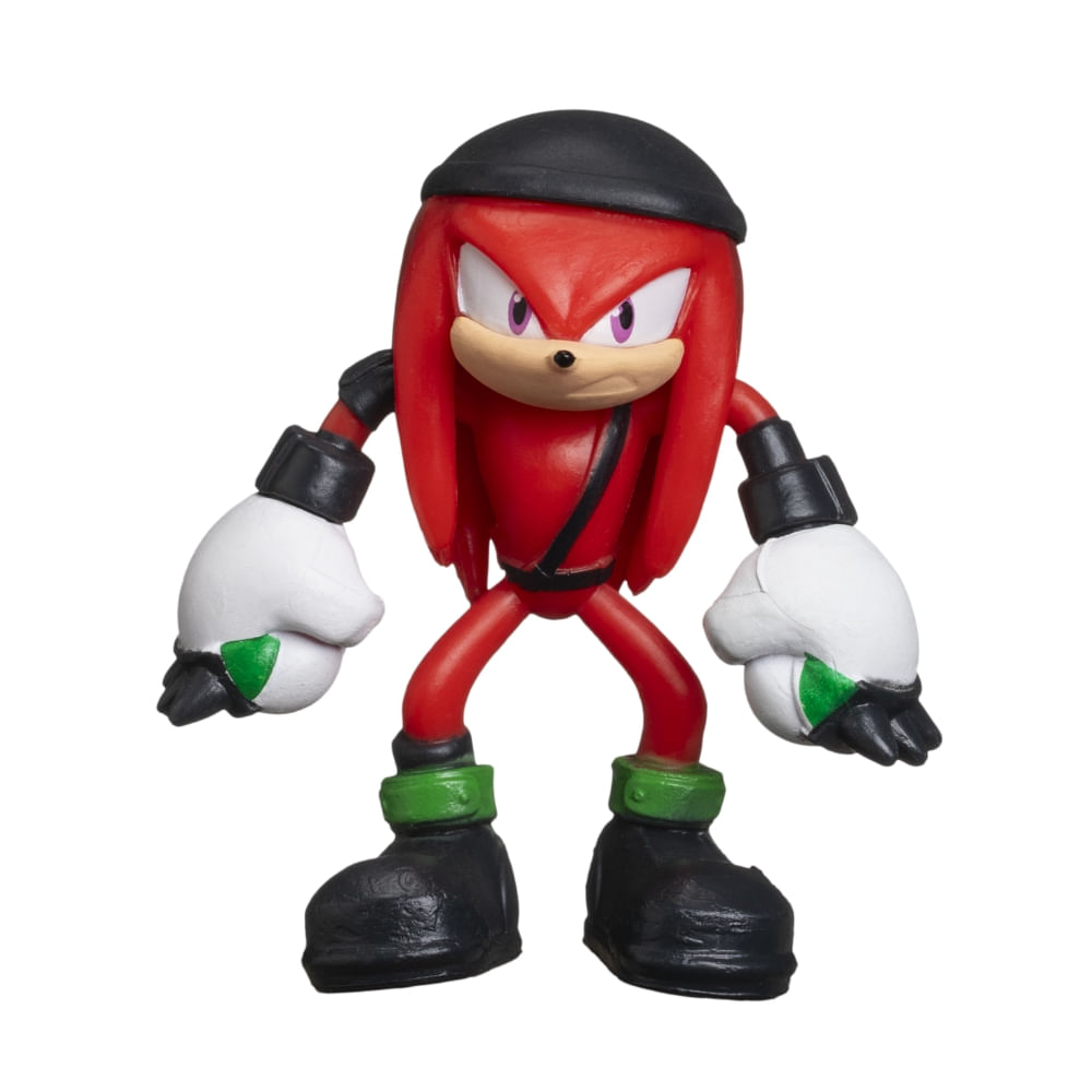 Boneco Colecionável 6,5cm Sonic Prime - Knucks - Imagem 2