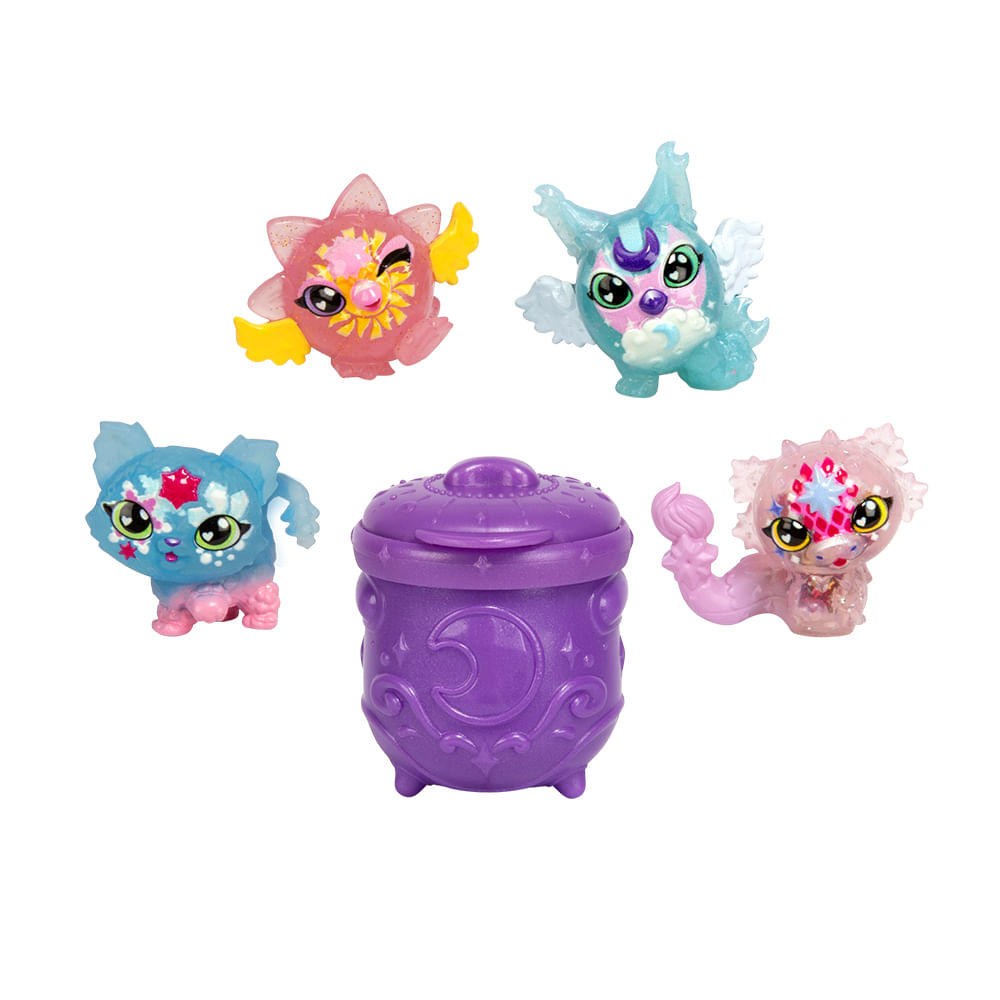Kit com 4 Mini Bonecos Magic Mixies Minis - Imagem 9