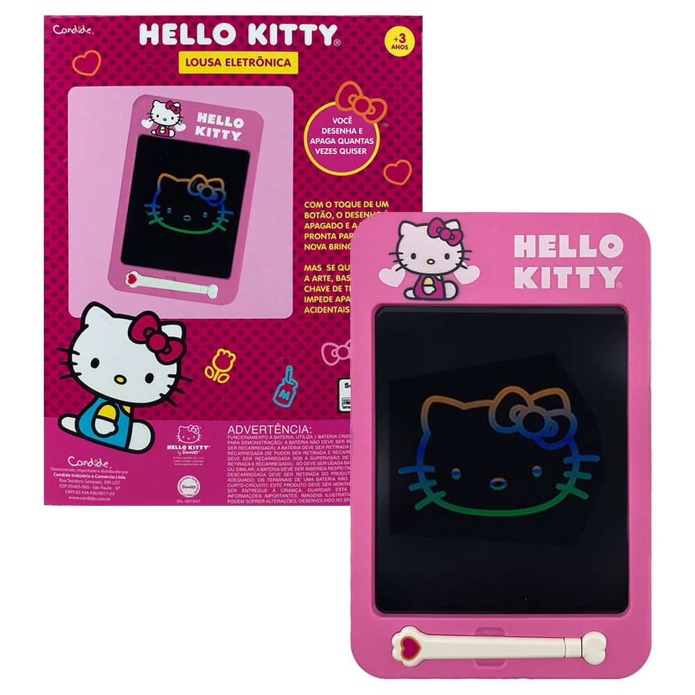 Lousa Mágica Infantil Eletrônica Hello Kitty