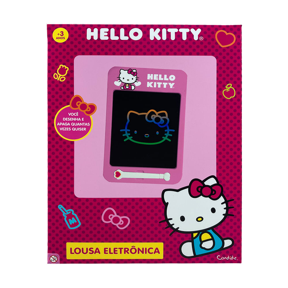 Lousa Mágica Infantil Eletrônica Hello Kitty - Imagem 3