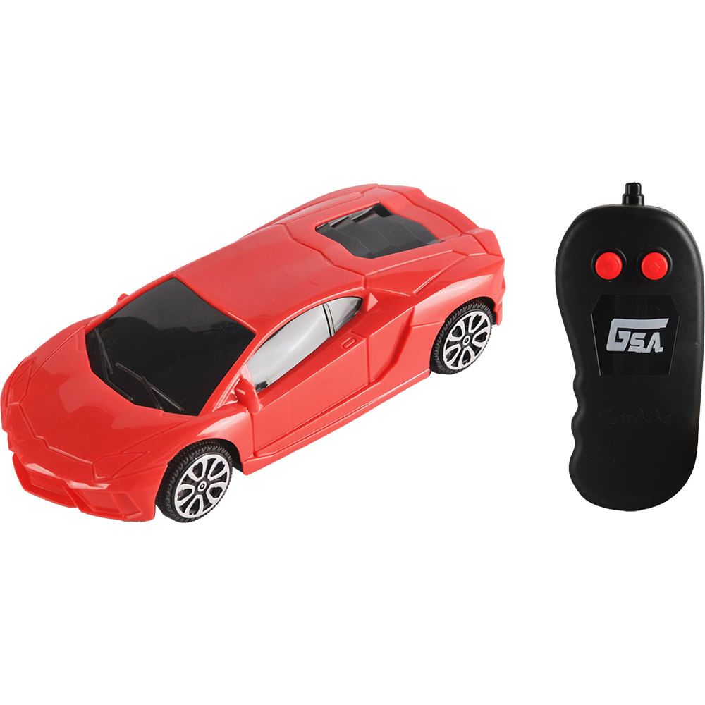 Carrinho C/r Garagem S.a. Pop Racer - Lamborguini Vermelha