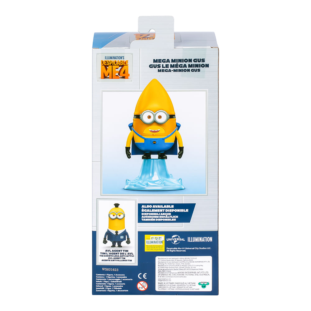 Boneco Colecionável 25cm Meu Malvado Favorito 4 - Mega Gus - Imagem 3