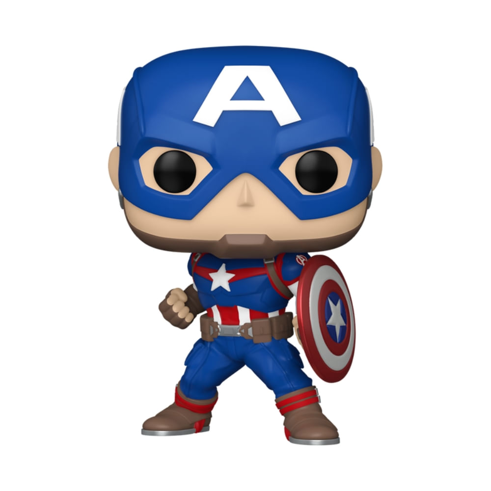 Boneco Funko Pop! Marvel Clássicos- Capitão América - Imagem 2