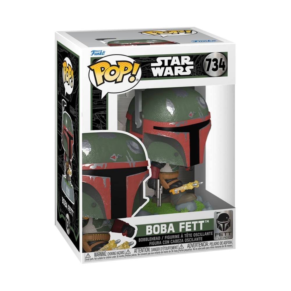 Boneco Funko Pop! Star Wars - Boba Fett com Foguetes - Imagem 2