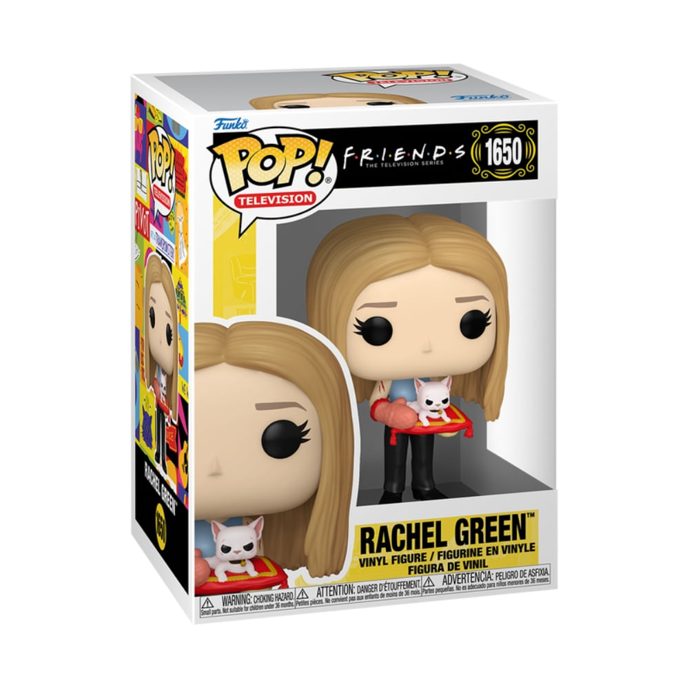 Boneco Funko Pop! Friends - Rachel e Sra. Whiskerson - Imagem 3