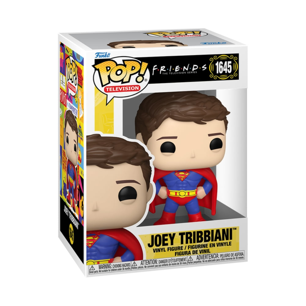 Boneco Funko Pop! Friends - Joey Fantasiado de Super-Homem - Imagem 2