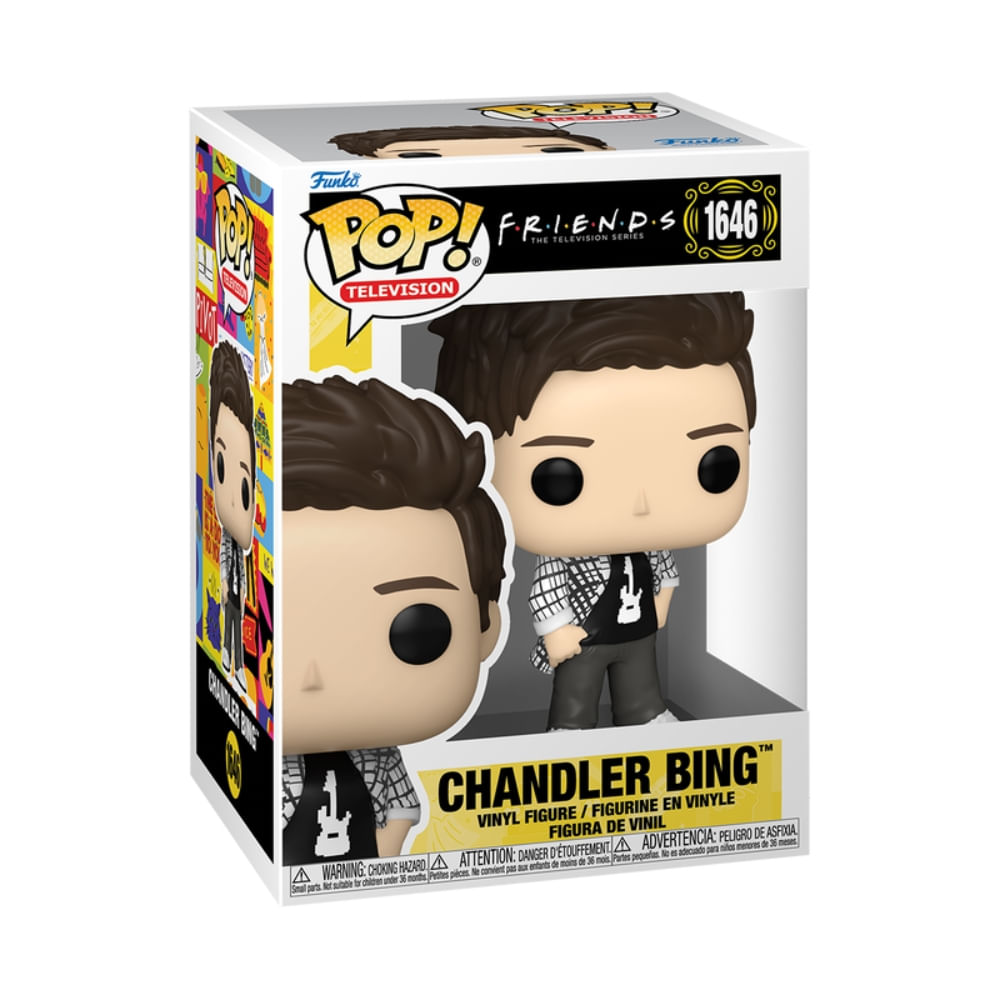 Boneco Funko Pop! Friends - Chandler na Banda Way, No Way - Imagem 2