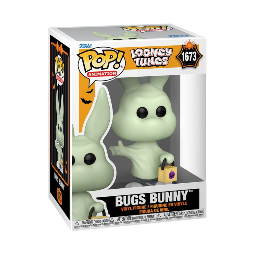 Boneco Funko Pop! Looney Toones - Pernalonga de Fantasma - Imagem 3