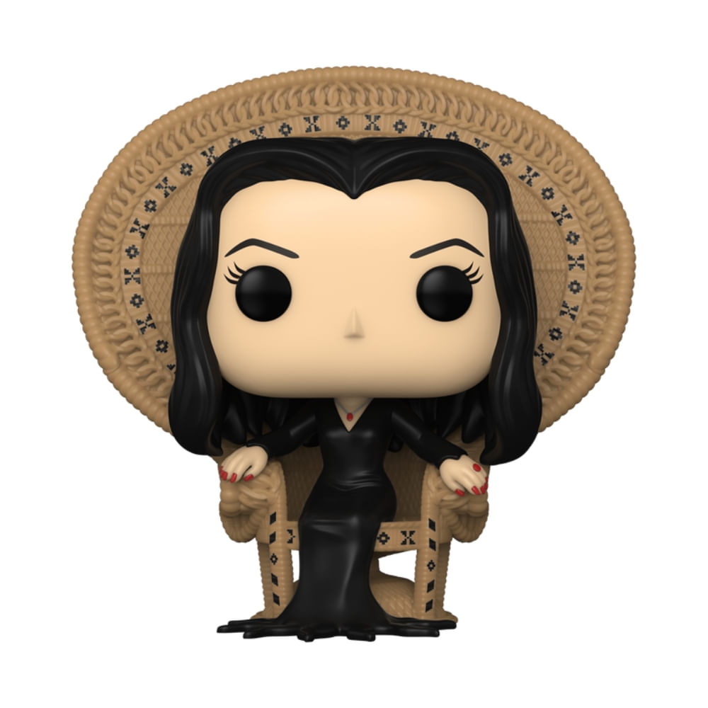 Boneco Funko Pop! Premium A Família Addams - Morticia na Cadeira - Imagem 2