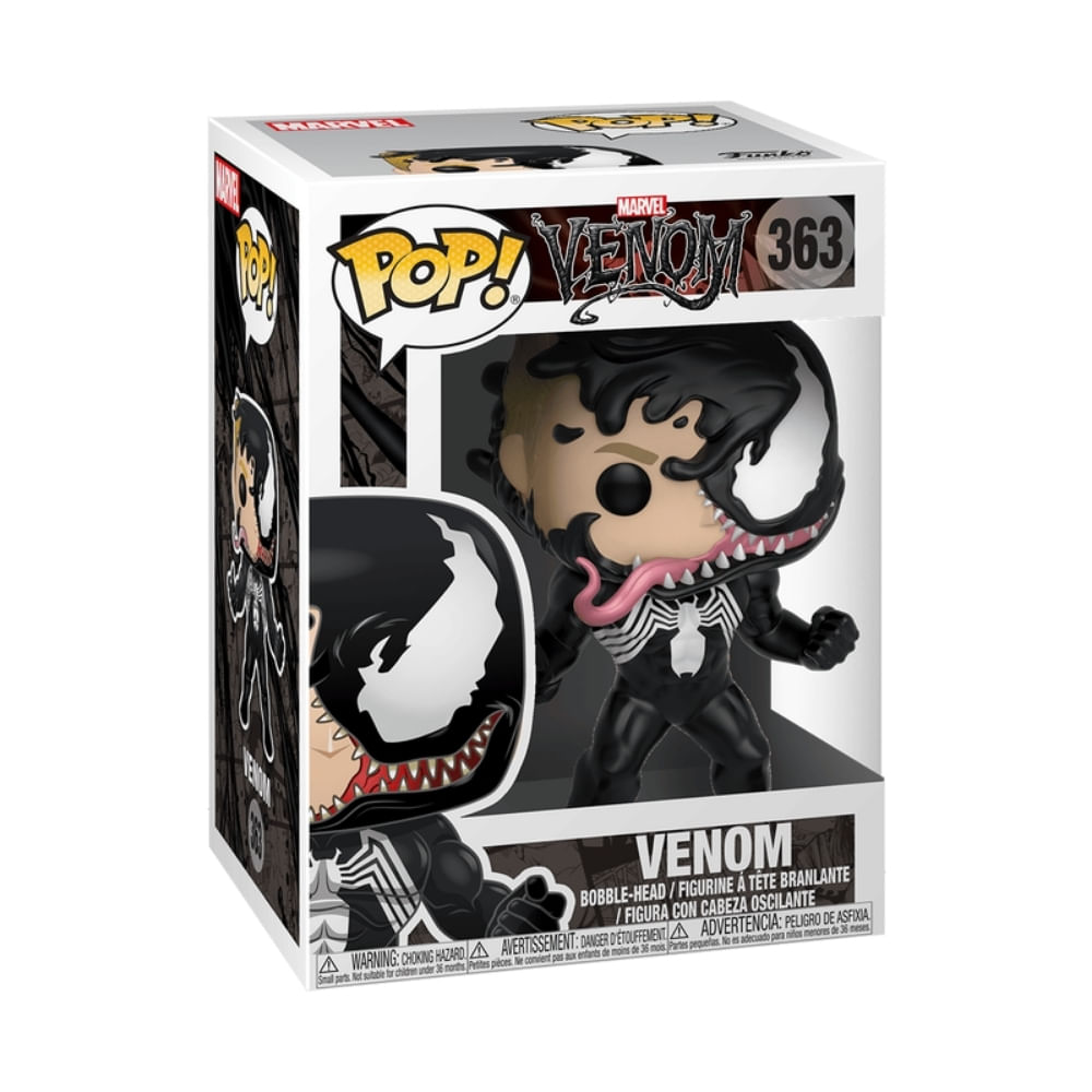 Boneco Funko Pop! Marvel Venom - Venom (Eddie Brock) - Imagem 3